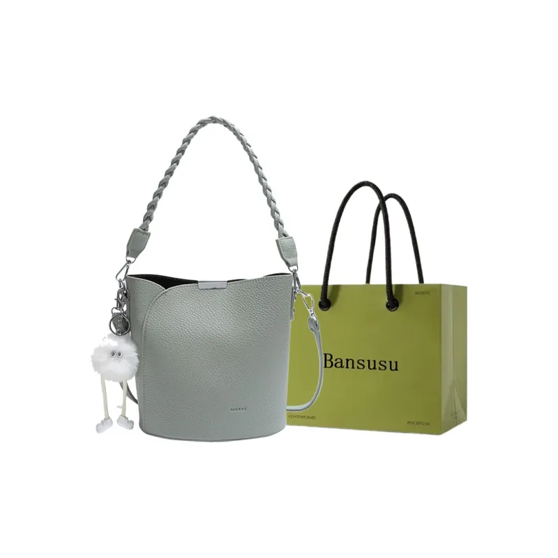 Bansusu PU Bucket Bag, Shoulder Bag Women's Multicolor-12