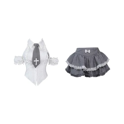 Udon House Two Piece Skirt Sets Women's
