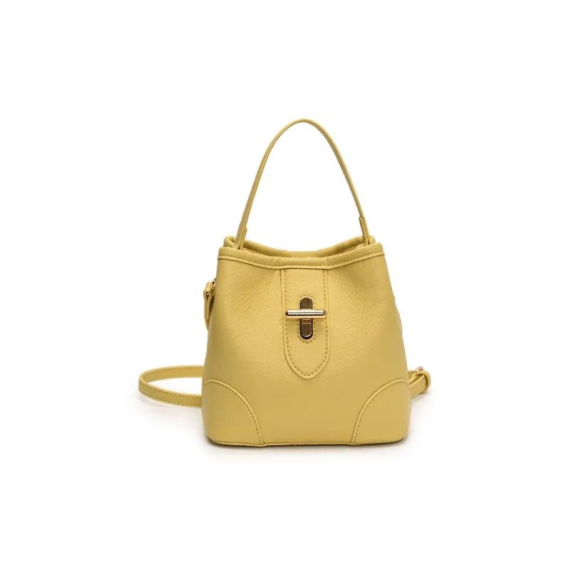 Morellybear PU Crossbody One Shoulder Handbag Women's White/Pink/Yellow/Blue/Black-14