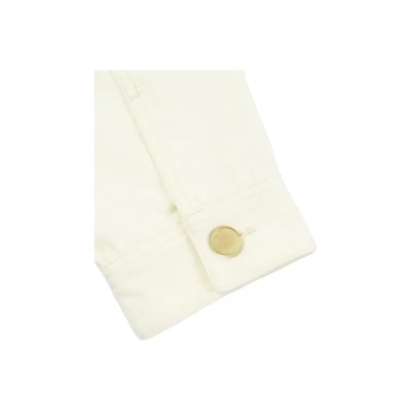 EVISU Denim Jacket Women's Light Yellow-3