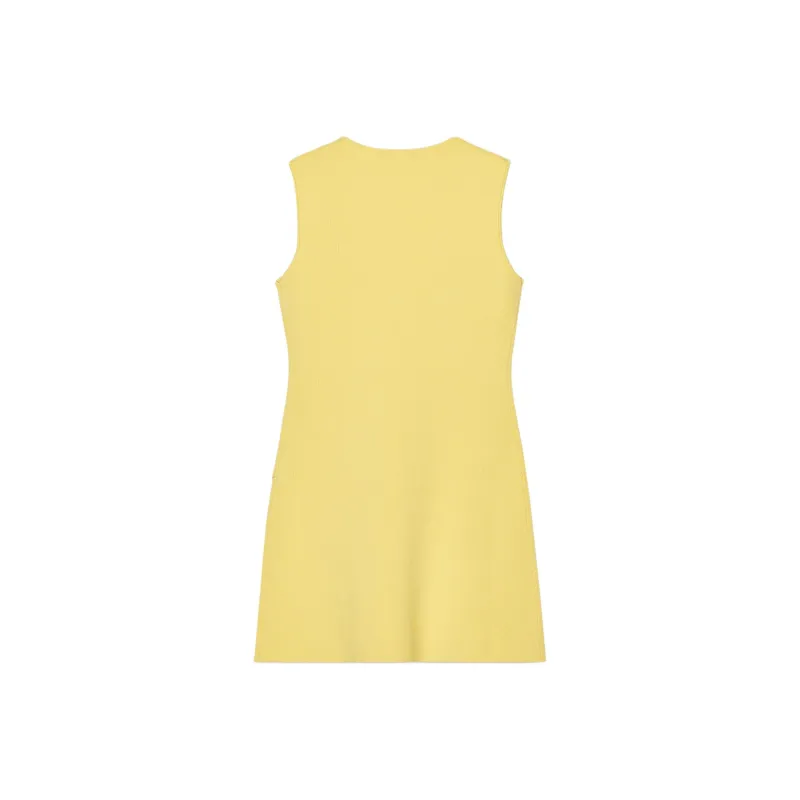 ZARA Sleeveless Dresses Women's Yellow-1