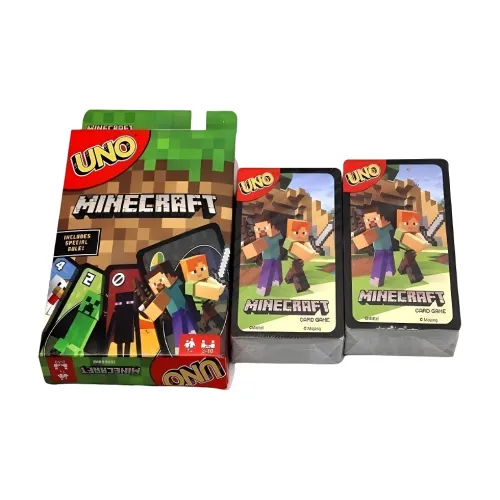 Lezhi By Me UNO Minecraft Desktop Party Card Parent Child Services Dormitory Game Board Games