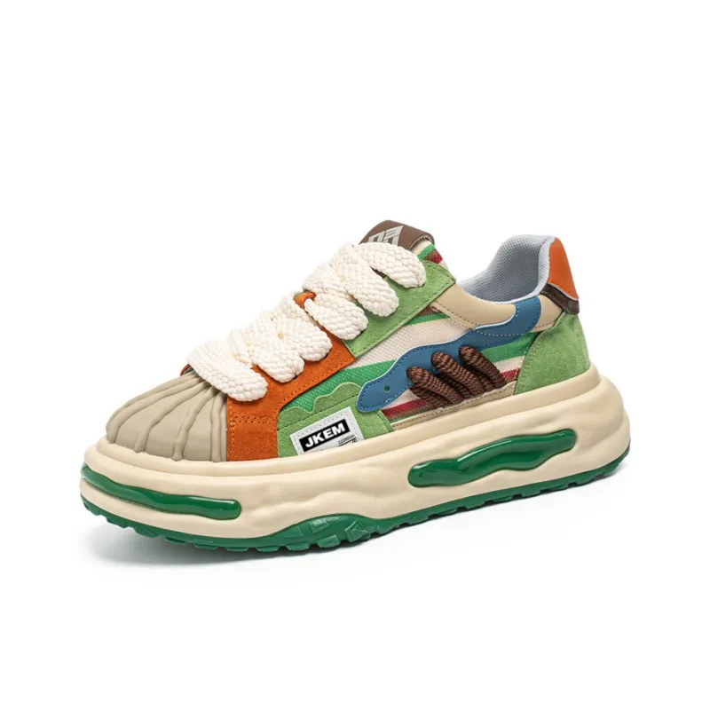 JKEM Cushioning, Breathable, Height Increasing Low Top Casual Shoes Men's-1
