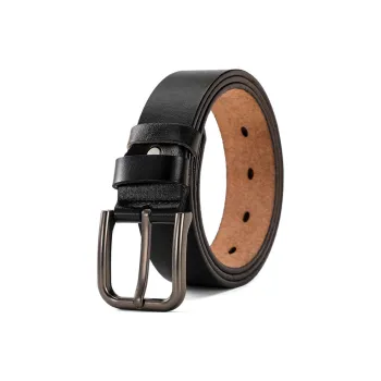 YUZHAOLIN Cow Split Leather Belts Men's Width 3.5CM
