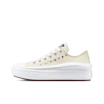 Converse Chuck Taylor All Star Anti Slip Wear Resistant Low Top Canvas Shoes Women's Beige