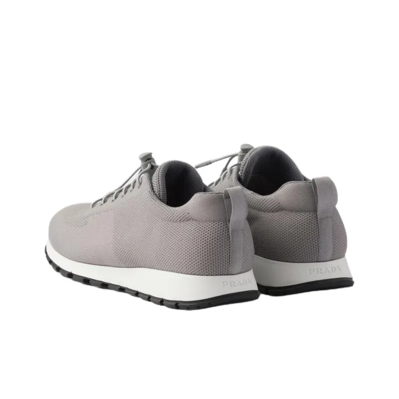 PRADA Low Top Casual Shoes Men's Gray-3