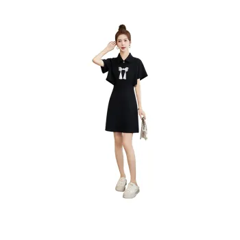 Cypress House Short Sleeved Dress Women's Black