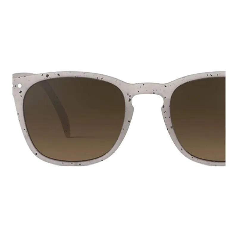 IZIPIZI PARIS Rubber Square Sunglasses Unisex Beige-1