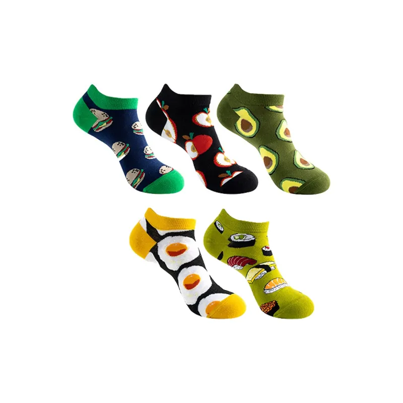 The Temptation Of The Muse No Show Socks Unisex 5 Pack-5