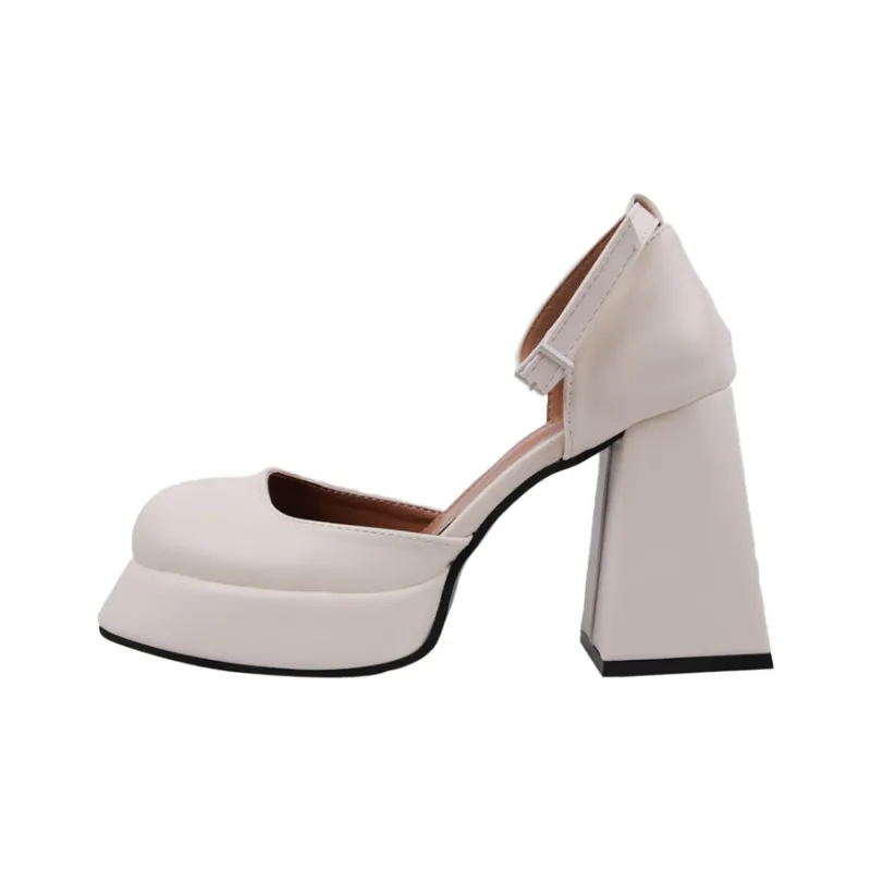 MCKP Chunky Heel High Heels Women's-2