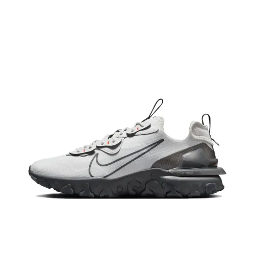 Nike React Vision Anti Slip Wear Resistant Low Top Casual Shoes Men's Gray