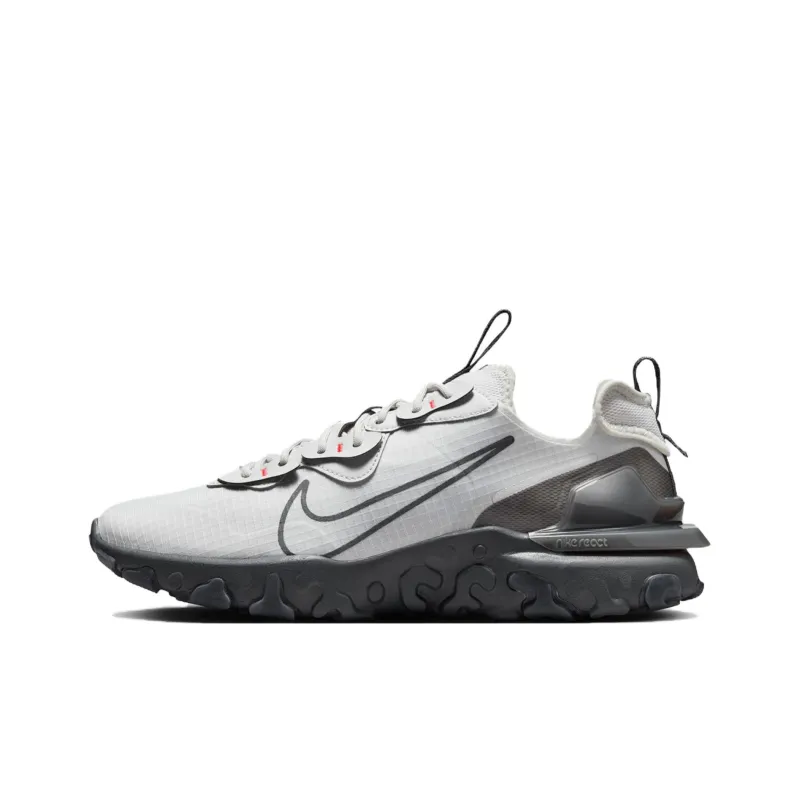 Nike React Vision Anti Slip Wear Resistant Low Top Casual Shoes Men's Gray-0