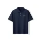 [Mulberry Silk 7A Antibacterial]Navy Blue (Fp Line Valley Chest Logo)
