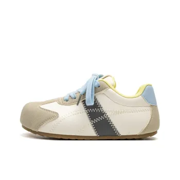 The New Age Family Low Top Skateboard Shoes Women's Beige Blue