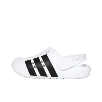 Adidas ADILETTE CLOGS Unisex White Black