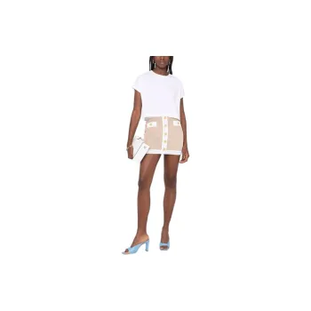 BALMAIN Crop Tops Women's White