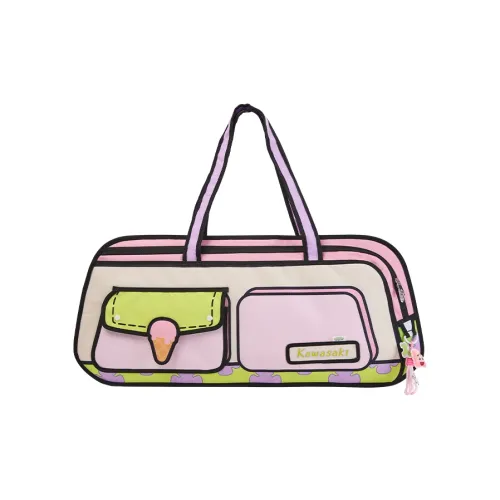 Kawasaki SpongeBob Polyester Travel Bag Unisex Pink
