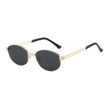 NOME Metal Oval Sunglasses Unisex