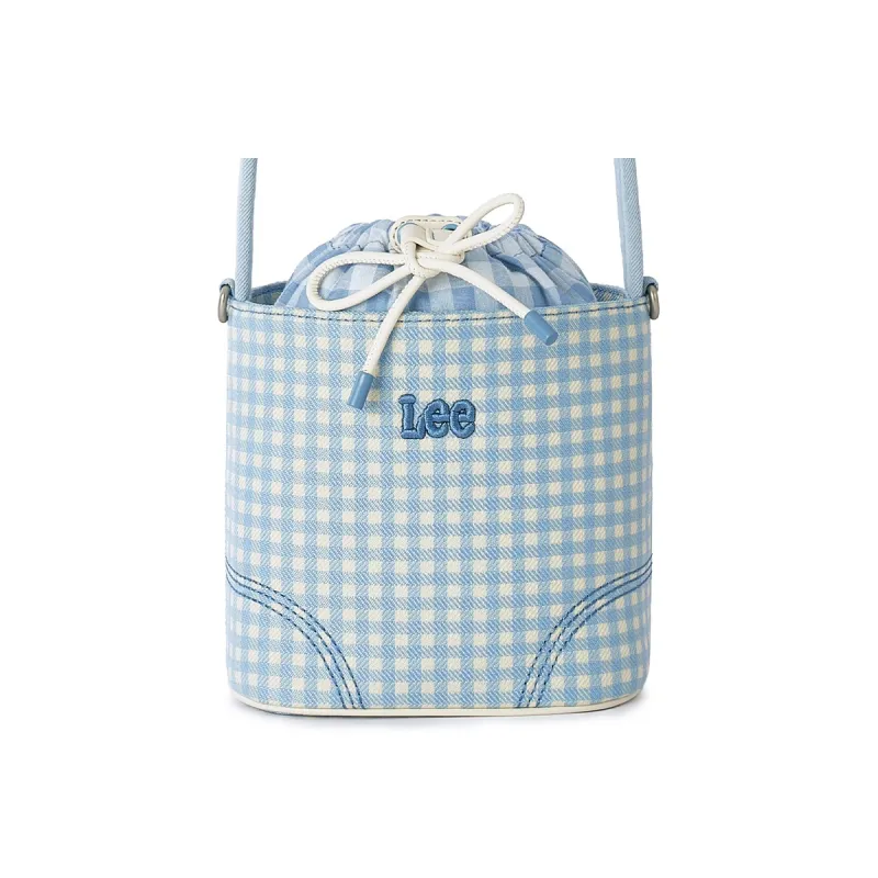 Lee Fabric Handbag Women's Blue Plaid-6
