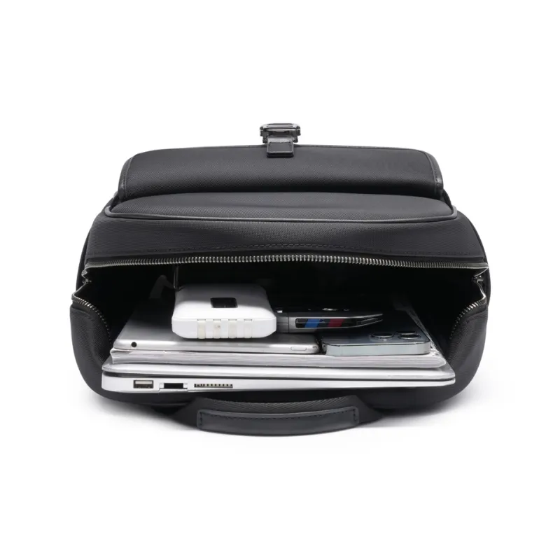 Chrisdien Deny Fabric Backpack Men's Black-5