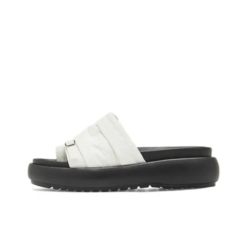 AGSDON Slide Slippers Women's Beige/Yellow