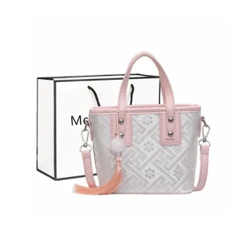 Fitchell PU Handbag Women's Pink/Purple/Gray/Ecru/Black