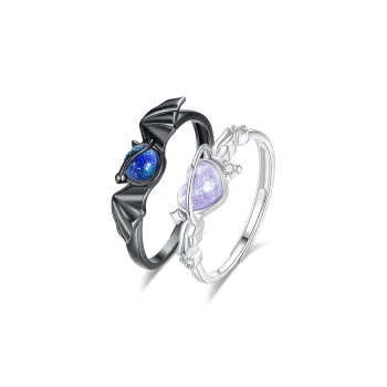 D.K.X Colored Glaze Rings Unisex