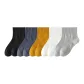 2 Black+2 Navy Blue+2 Yellow+2 Light Gray+2 White