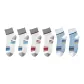 2 White Blue-2 White Red-2 Light Blue