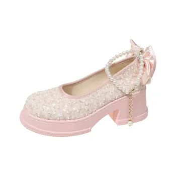 MCKP Chunky Heel High Heels Women's