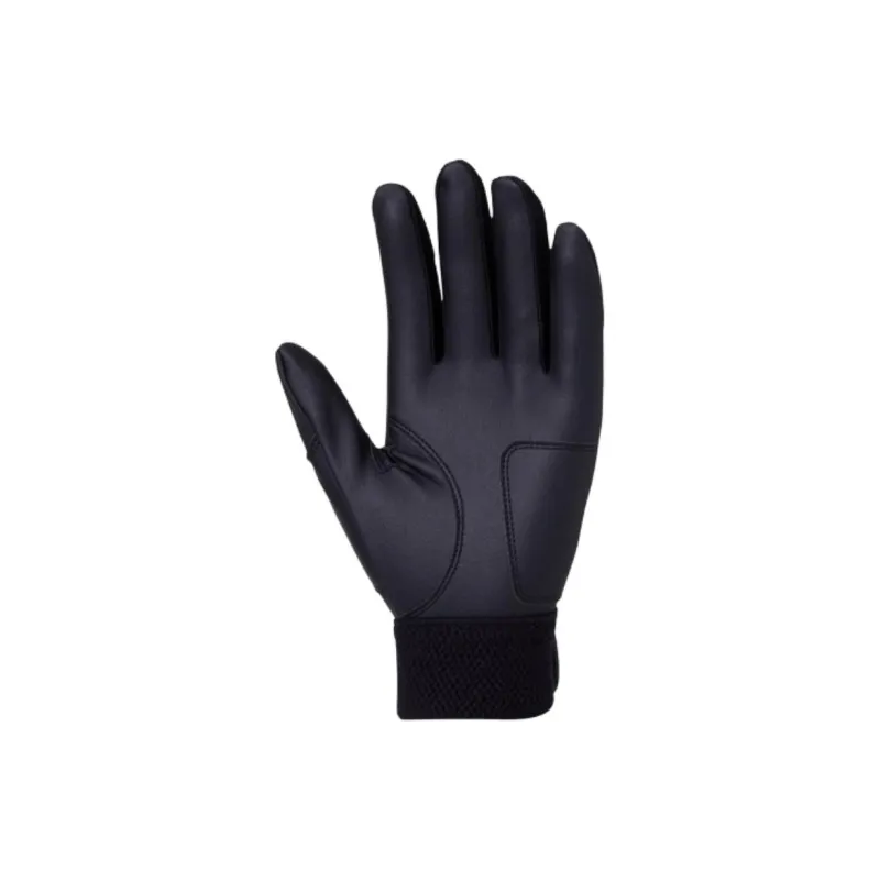 Asics Baseball Gloves Batter's Glove Artificial Leather Men's Black-1