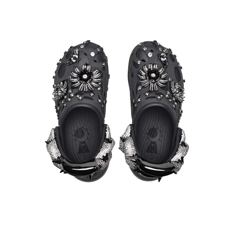 Crocs Classic Bae Clog Swarovski Black Women's-2