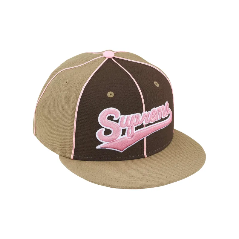 Supreme X New Era Piping Script Logo Cap-4