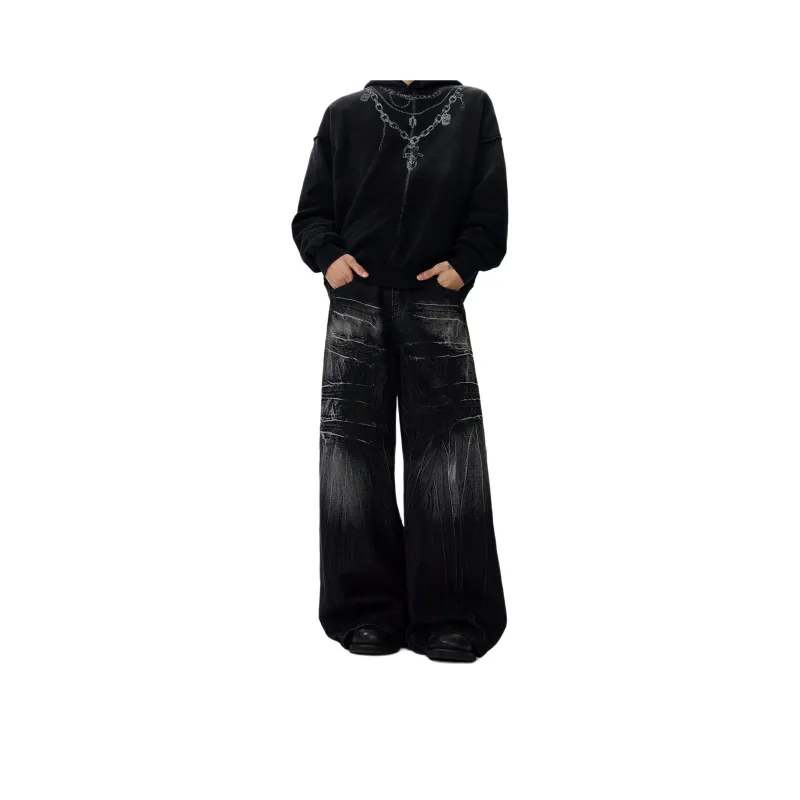 Pirkadat Jeans Unisex Black-0