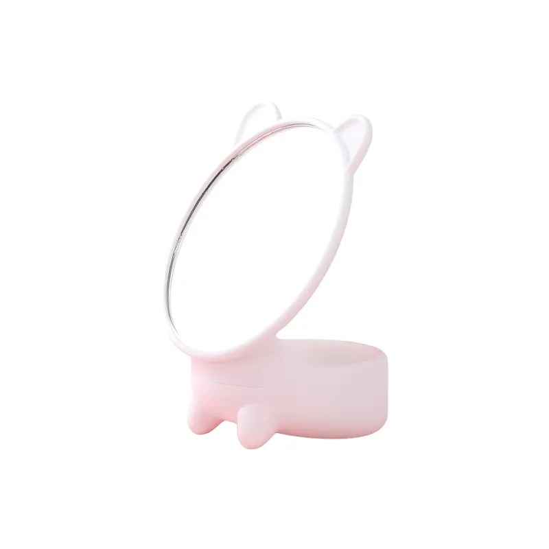 Future Maple Cat Ear Cartoon Storage Make Up Mirrors Portable Princess Mirror Detachable-0