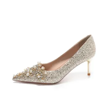 GOSO High Heels Women's Champagne