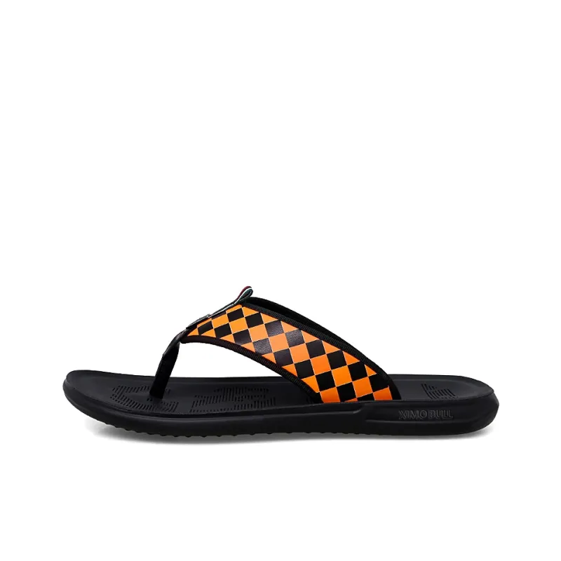 XIMO BULL Rubber Sole Slip Resistant Flip Flops Unisex-6