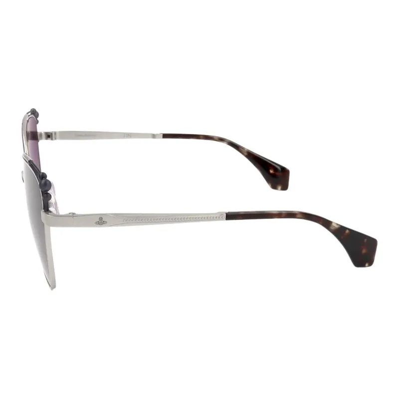 Vivienne Westwood Stainless Steel Cat Eye Sunglasses Women's Silver-2