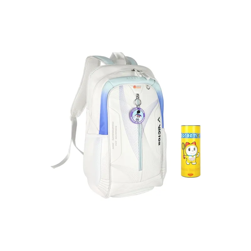 VICTOR Badminton Racket Bags Backpack White Unisex-4