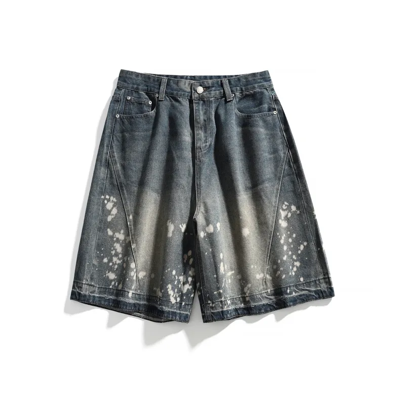 Jeep Denim Shorts Unisex Vintage Blue-0