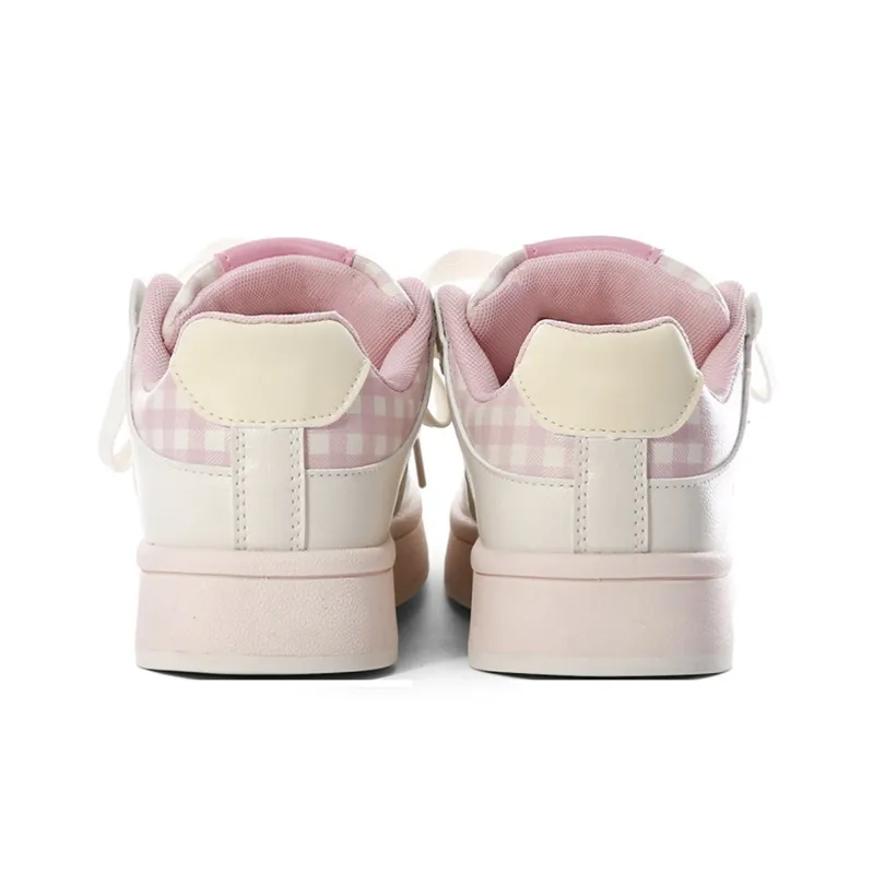 The New Age Family Low Top Skateboard Shoes Women's Beige Pink-3