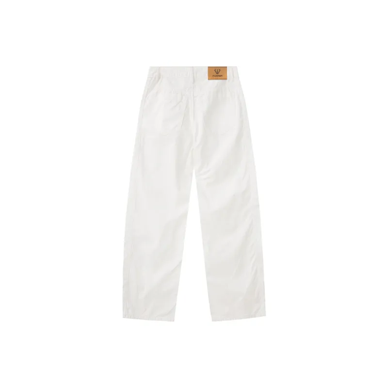 FUERZA Casual Pants Unisex White-1