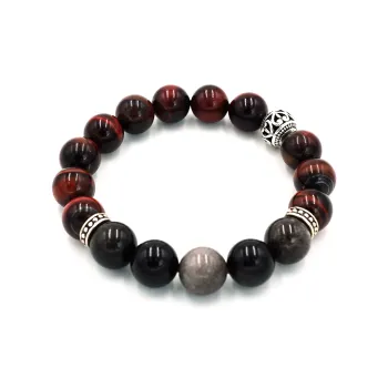 PAUL COSTELLOE Obsidian Bracelets Unisex