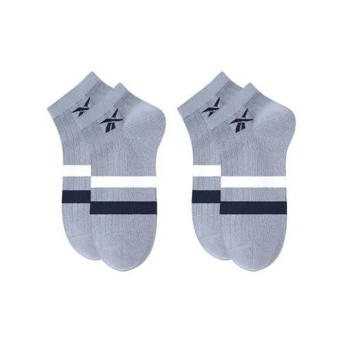Reebok No Show Socks Unisex 2 Pack Blue