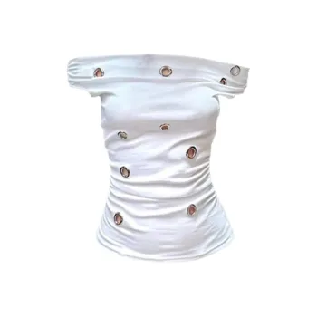ABCMININ T Shirts Women's White