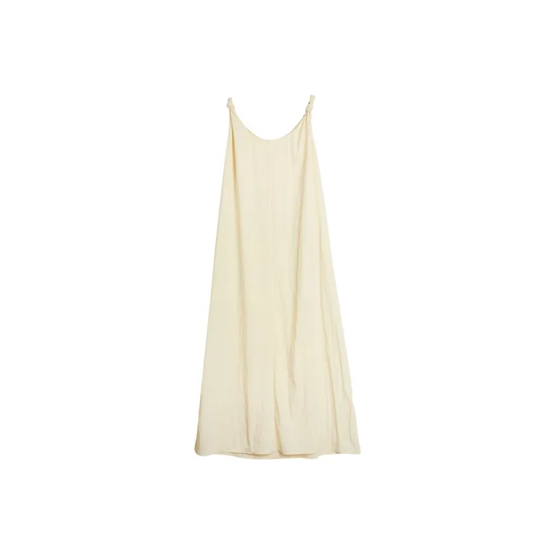 ELLE Slip Dresses Women's Yellow-1