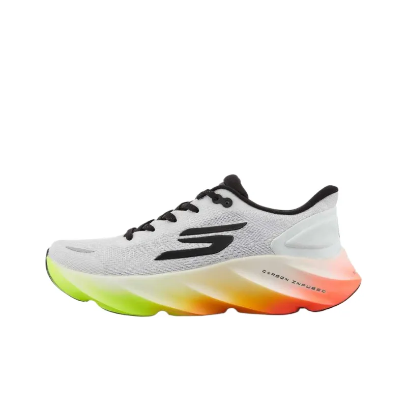 Skechers Low Top Running Shoes Men's Gray Green-0