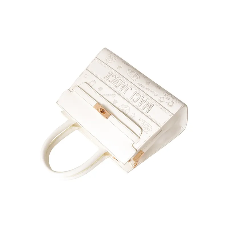 Vigno Synthetic Leather Shoulder Bag, Crossbody Bag, Handbag Women's White-2