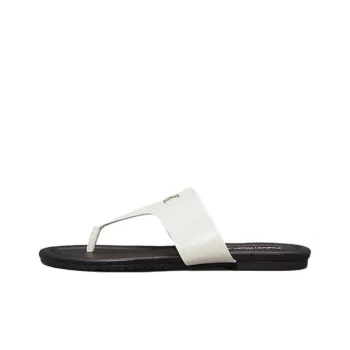 CKJ CALVIN KLEIN JEANS Flip Flops Women's White