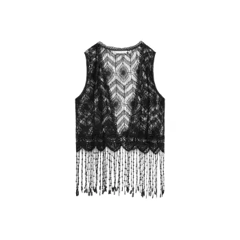 ZARA Tank Tops Women's Black